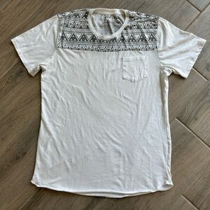 Men’s The Rail t-shirt white and grey pattern